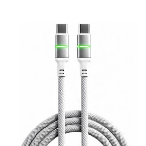 Avolv 80W Type C to Type C Fast Charging Cable | LED Light | 480Mbps Data Transfer | PD Fast Charge