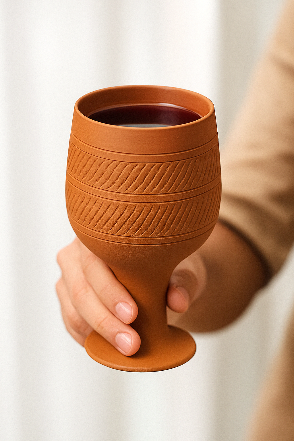 ChatGPT-Image-Nov-27-2025-03_37_06-PM.png KSI Pure Mitti Handmade Drinkware – Flavor-Enhancing Terracotta Mugs for Hot & Cold Drinks set of 1 - Image 1