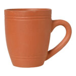 KSI Organic Clay Coffee Mug – Natural Terracotta Coffee & Tea Cup pack of 1