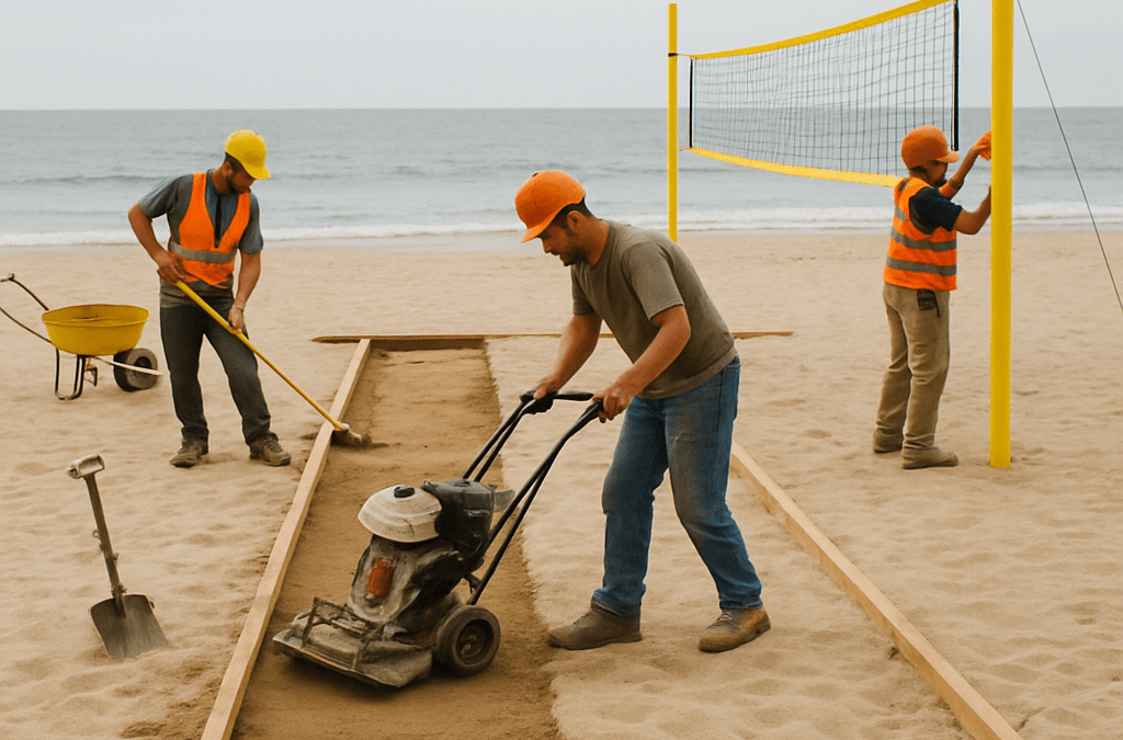 Designing the Perfect Beach Volleyball Court