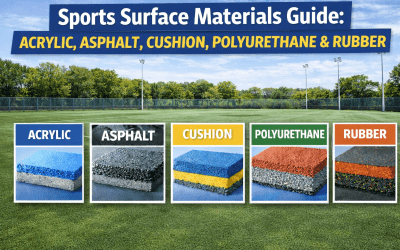 Sports Surface Materials Guide: Acrylic, Asphalt, Cushion, Polyurethane & Rubber