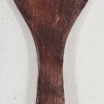 YW25-03 - Old lacquered small wooden spoon