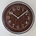 YW29-01 Wall Clock-Quartz Movement Silent Scanning 13-Inch Modern Wall Clock Silver, Simple Read, Used for Living Room, Bedroom Decoration (Daisy Square)