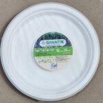 YW35-10 - RP10 - 10-inch Sugarcan Pulp Round Plate 20 Pcs Per Pack - 24 Per Carton