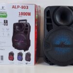 ALP-803 speaker 8inch big party speakers with disco light - Bluetooth Wireless Speaker - Mem Card / USB - / Bluetooth / Wireless - 8 Inch Speaker - with Mich and Remote