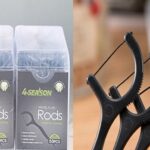 YW34-0273 - Four Seasons Lvkang boxed individually packed bamboo charcoal dental floss 50 only