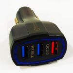 Triple USB Car Charger - Fast 3 USB Car Charger 3.5 Amp Fast Car Charger / Adapter - Built in Intelligent Protection