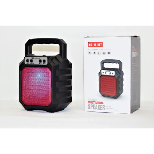 NYF60fBqzxaymUibzRAolnxb06grKf6lG1IhjHG0 MOBILE MULTIMEDIA SPEAKER MS-1611BT Bluetooth Wirelss Portable Speaker with FM / FT / FM - Image 1