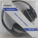 Stereo Wireless Headset BT-10 - Bluetooh Headphone / Earphone / Earbud with Build-In Mic