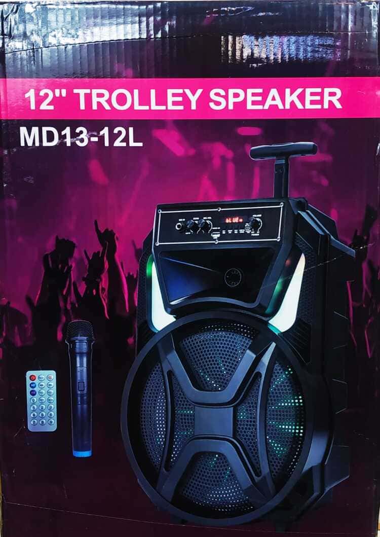 dev0lkNqoos04ZUUf6YIBBy9W9p2cipjzlHZCnTt (1) (1) 15000W Outout 12 Inch Wireless Trolley Speaker MD13-12L with Wireless Mic - Bluetooth Portable Speaker for Party - Home - Function - Outdoor - Image 1