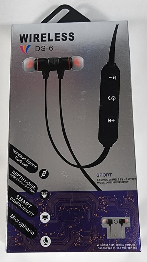 gDM97YM29pJCEl6unYIGf3xlBdy0MxvZljAT5Nl0 (1) Sport High Fidelity Smart Stereo Wireless Music and Talk DS-6 Wireless Sports - Headphone / Earphone / Earbud with Build-In Mic - Image 1