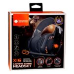 Deep Bass X16 Stere Gaming Headset Headphones with Mic 3.5mm with Cable-Volume Control Headphone / Earphone / Earbud with Build-In Mic