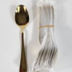 Gold Polished Top Quality Stainless Steel Dinner Spoons - Functions / Restaurants Bulk Qty - CH-551